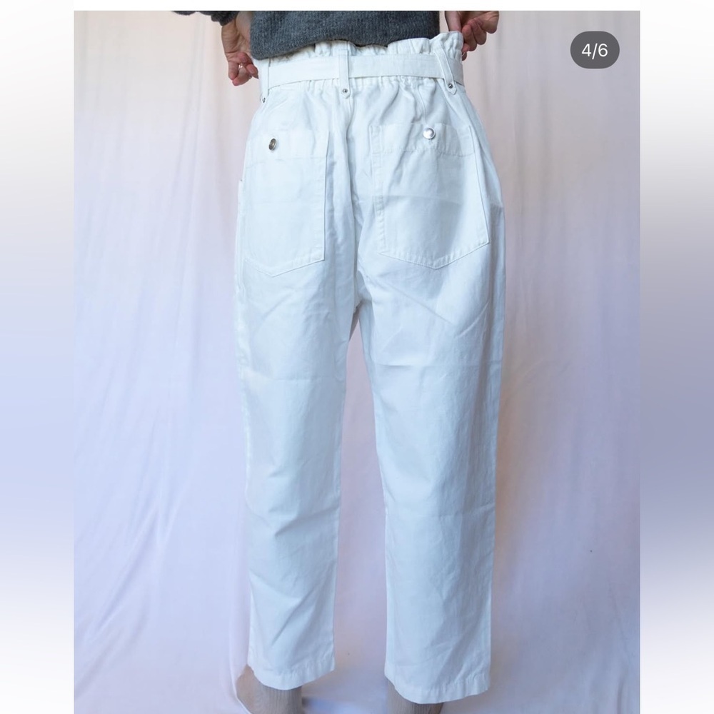 Banana Republic White Cargo Pants - Picture 4 of 6